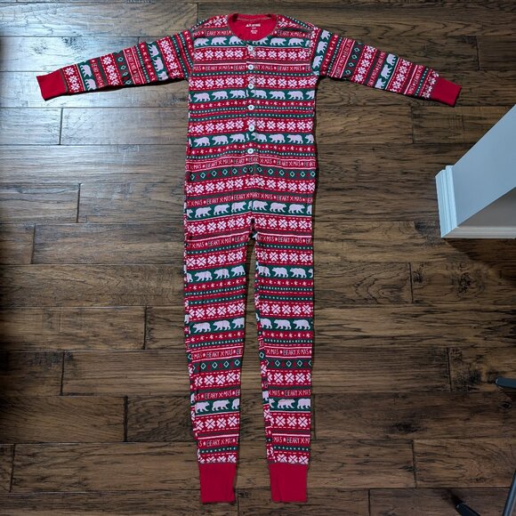 Hatley little Blue House onesie union suit pajama adult size XS - Picture 15 of 16